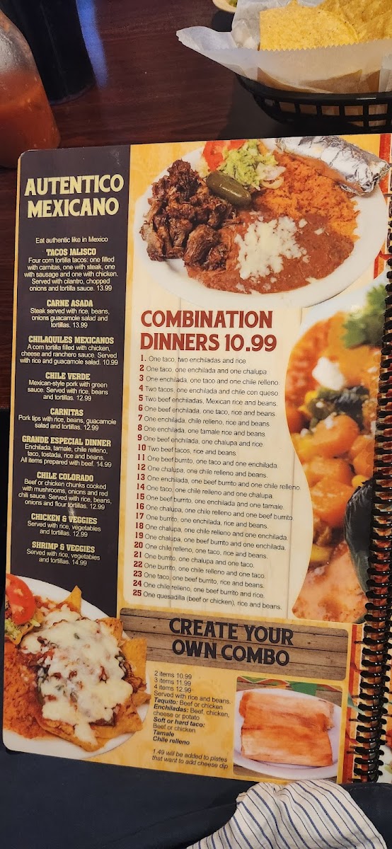 Casa Jalisco Mexican Restaurant Menu - Image 1