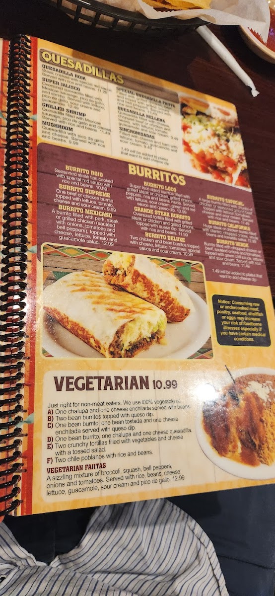 Casa Jalisco Mexican Restaurant Menu - Image 3