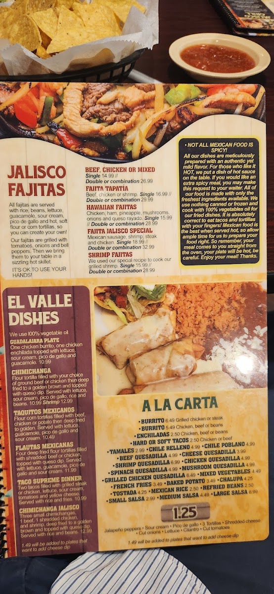 Casa Jalisco Mexican Restaurant Menu - Image 5
